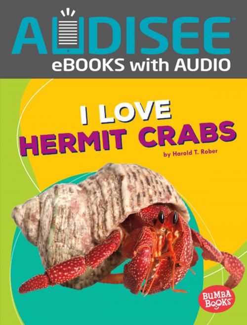 Cover of the book I Love Hermit Crabs by Harold Rober, Lerner Publishing Group