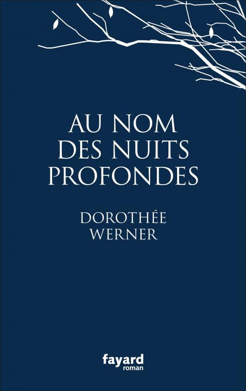 Cover of the book Au nom des nuits profondes by Dorothée Werner, Fayard