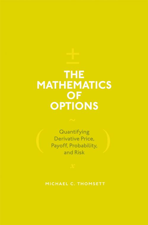 Cover of the book The Mathematics of Options by Michael C. Thomsett, Springer International Publishing