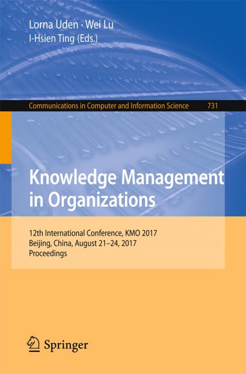 Cover of the book Knowledge Management in Organizations by , Springer International Publishing