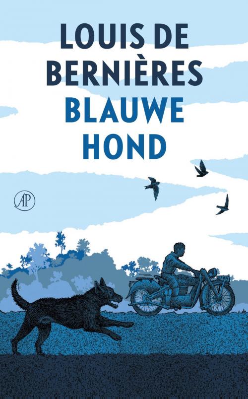 Cover of the book Blauwe hond by Louis de Bernières, Singel Uitgeverijen