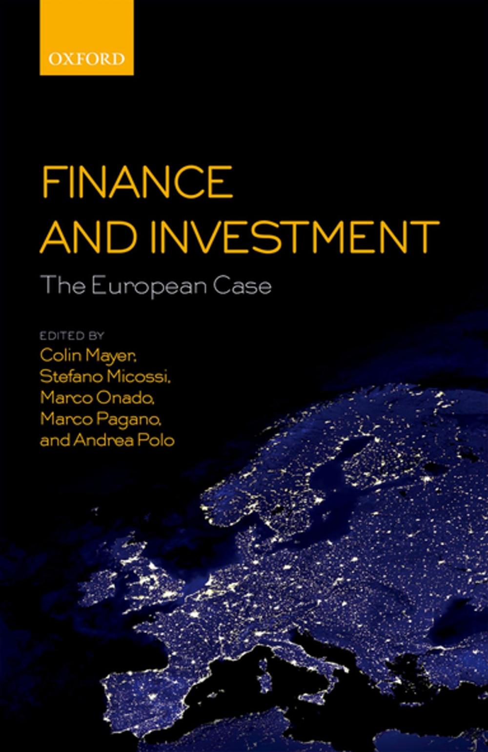 Big bigCover of Finance and Investment: The European Case