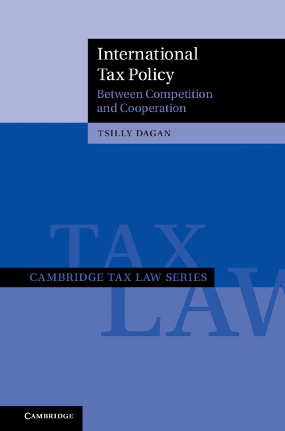 Big bigCover of International Tax Policy