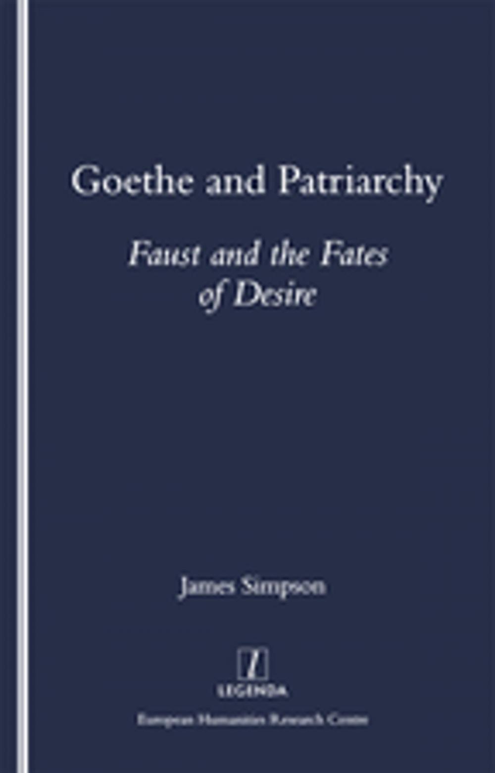 Big bigCover of Goethe and Patriarchy