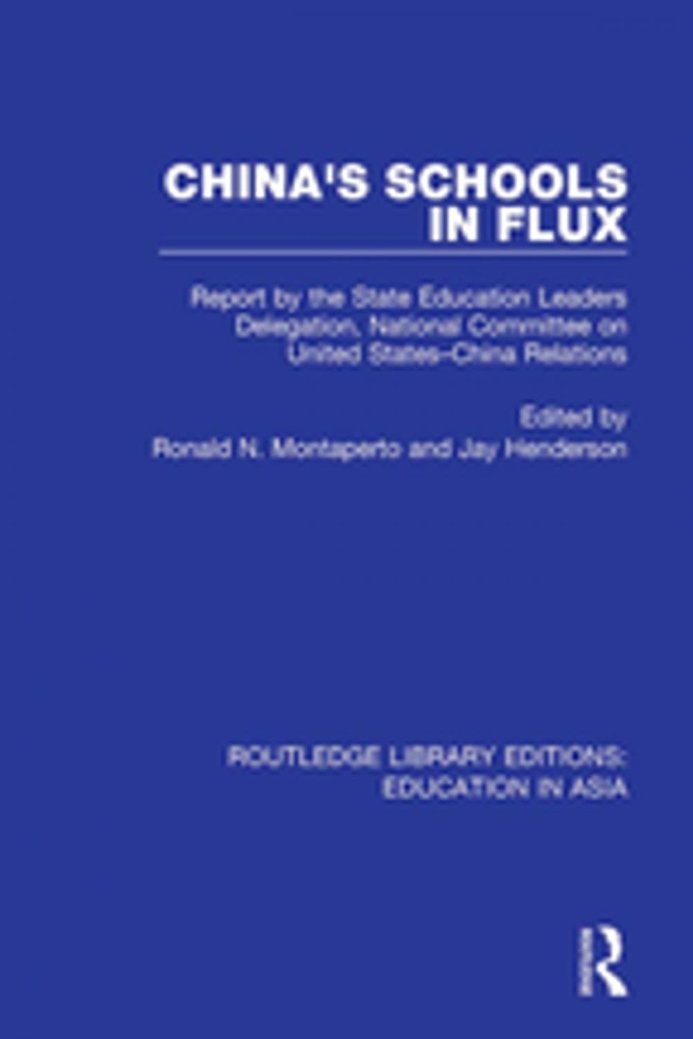 Big bigCover of China's Schools in Flux