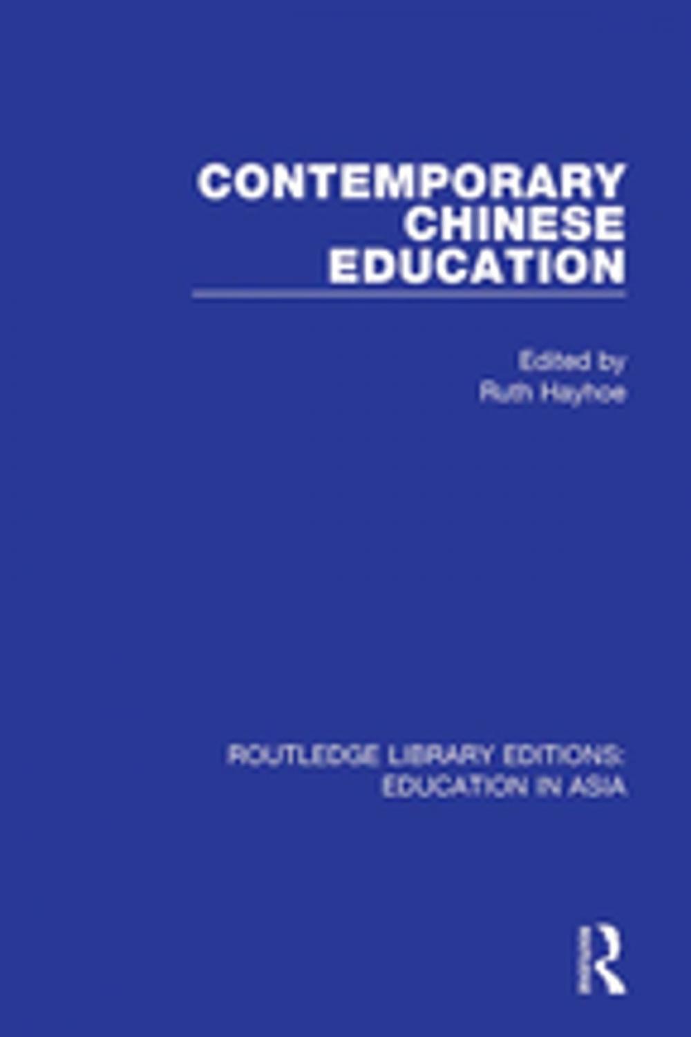 Big bigCover of Contemporary Chinese Education