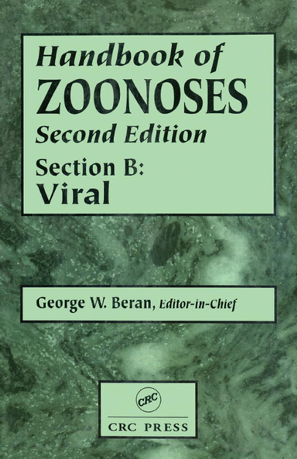 Big bigCover of Handbook of Zoonoses, Section B