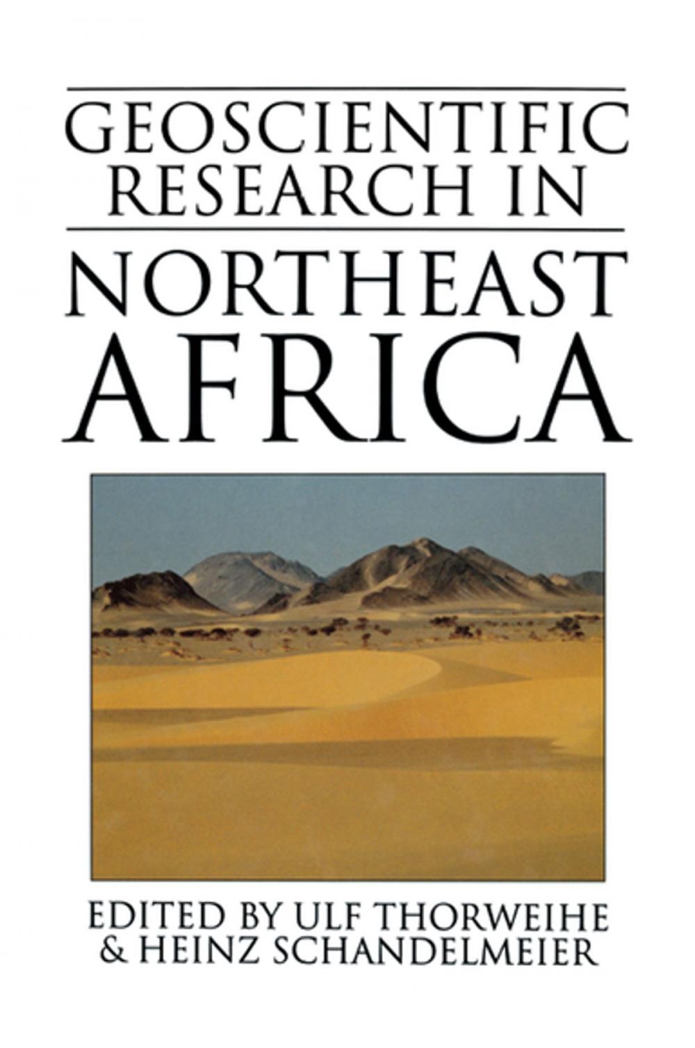 Big bigCover of Geoscientific Research in Northeast Africa