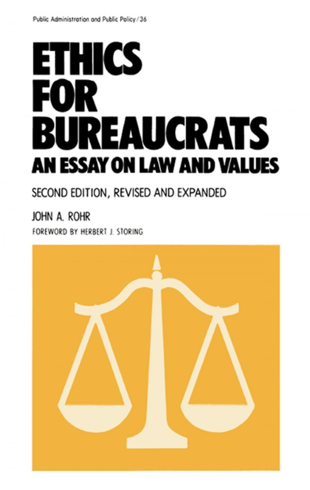 Big bigCover of Ethics for Bureaucrats