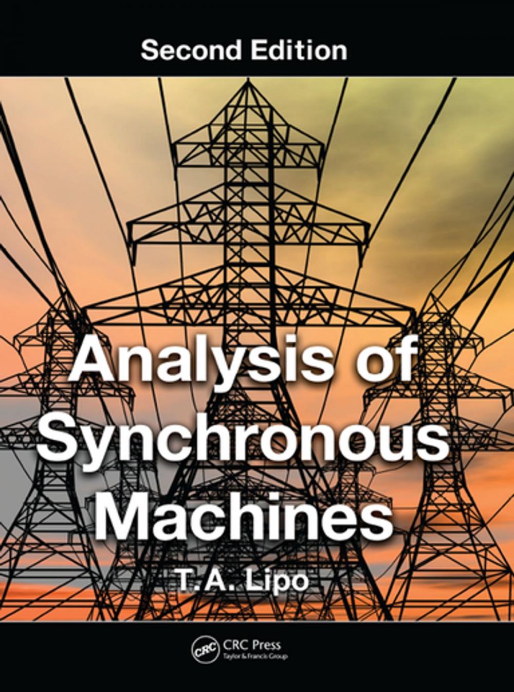 Big bigCover of Analysis of Synchronous Machines