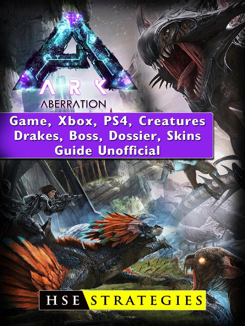 Big bigCover of Ark Aberration Game, Xbox, PS4, Creatures, Drakes, Boss, Dossier, Skins, Guide Unofficial