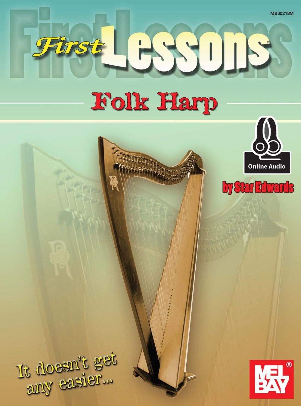 Big bigCover of First Lessons Folk Harp