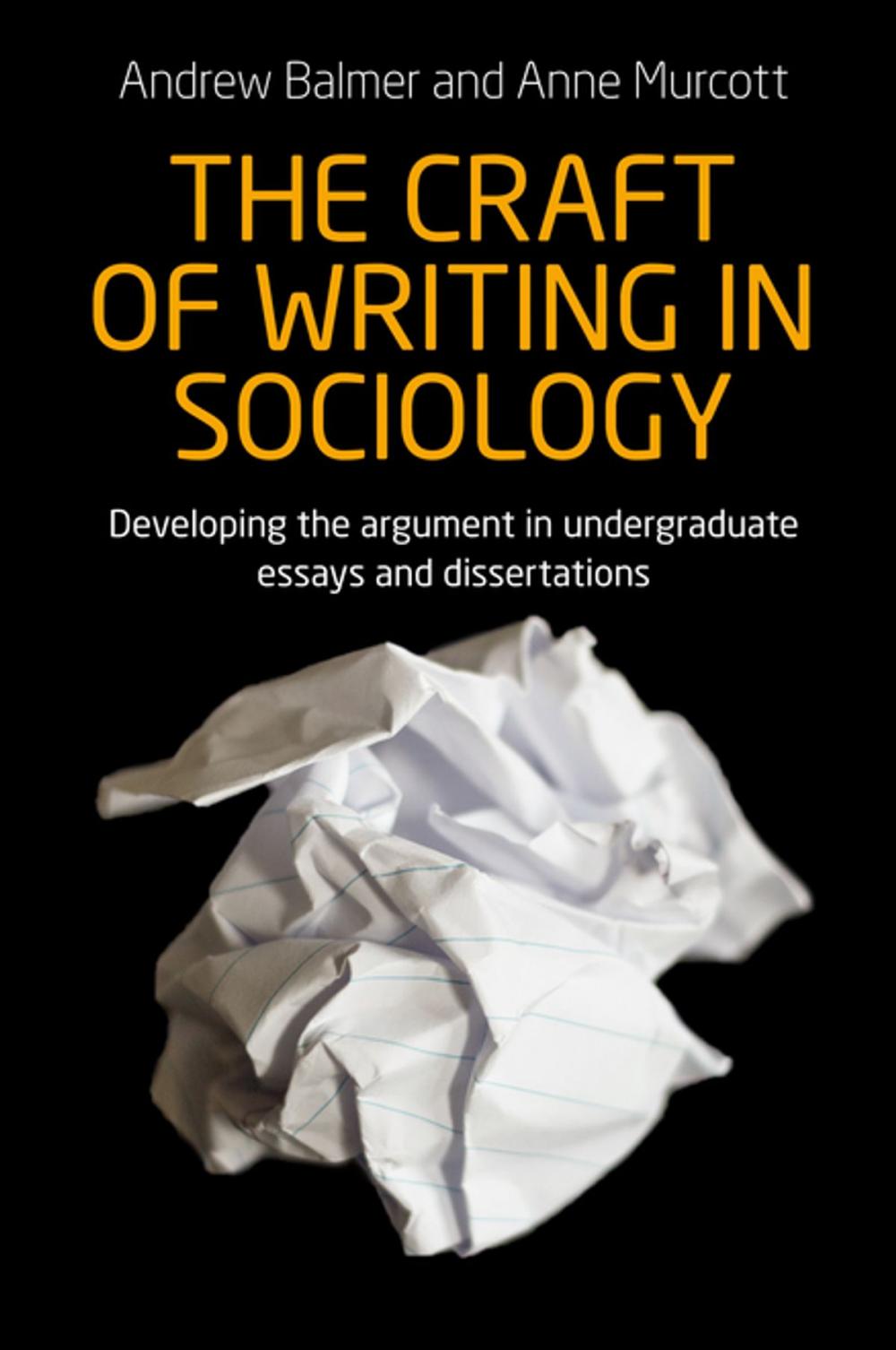 Big bigCover of The craft of writing in sociology