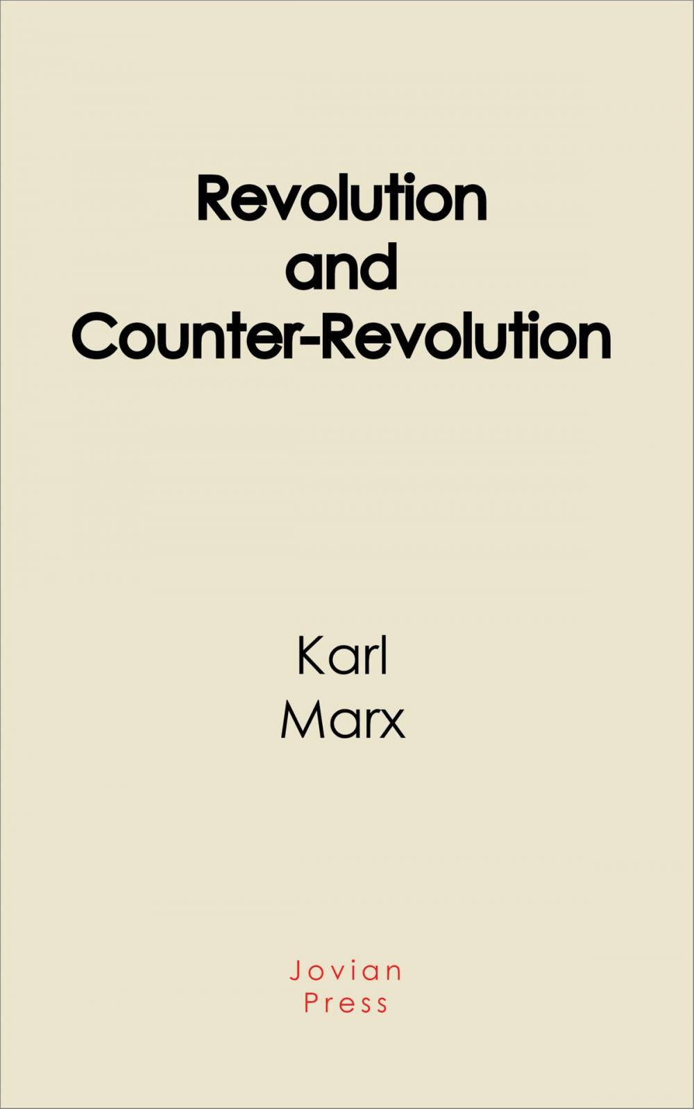 Big bigCover of Revolution and Counter-Revolution