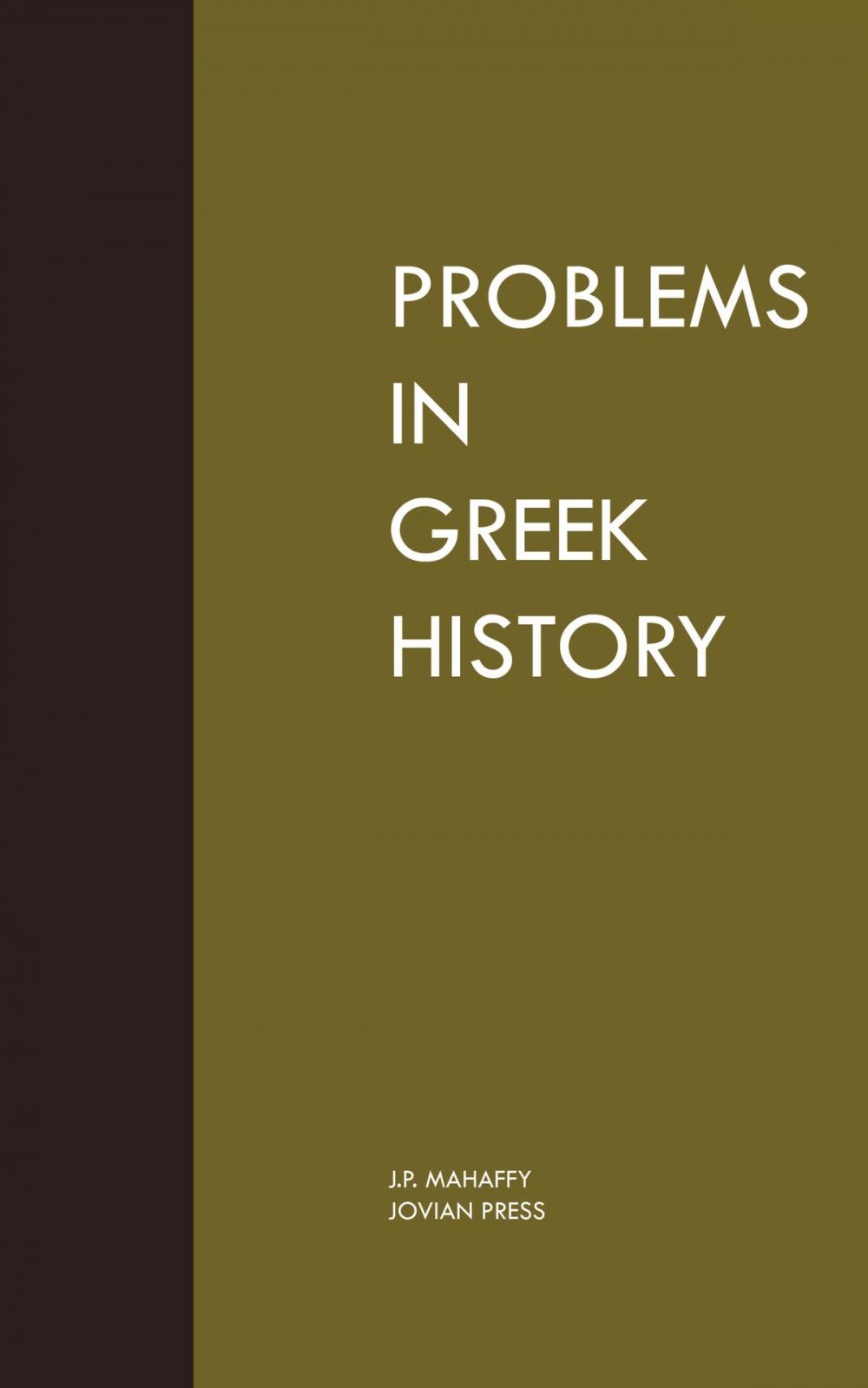 Big bigCover of Problems in Greek History