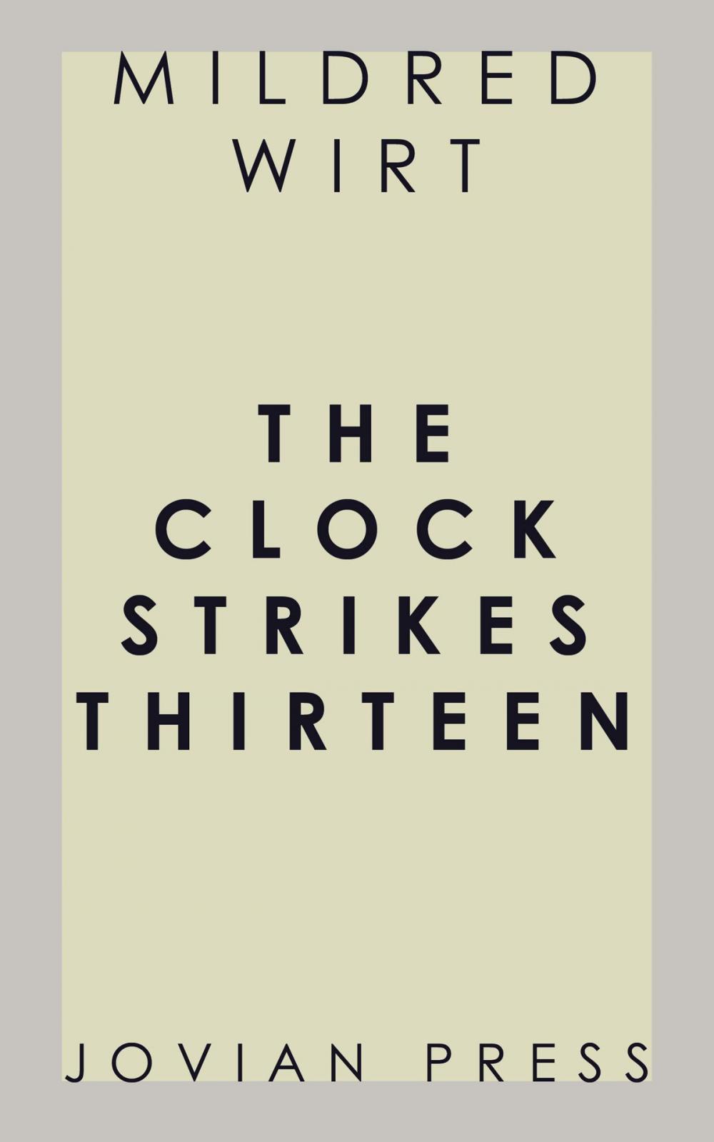 Big bigCover of The Clock Strikes Thirteen