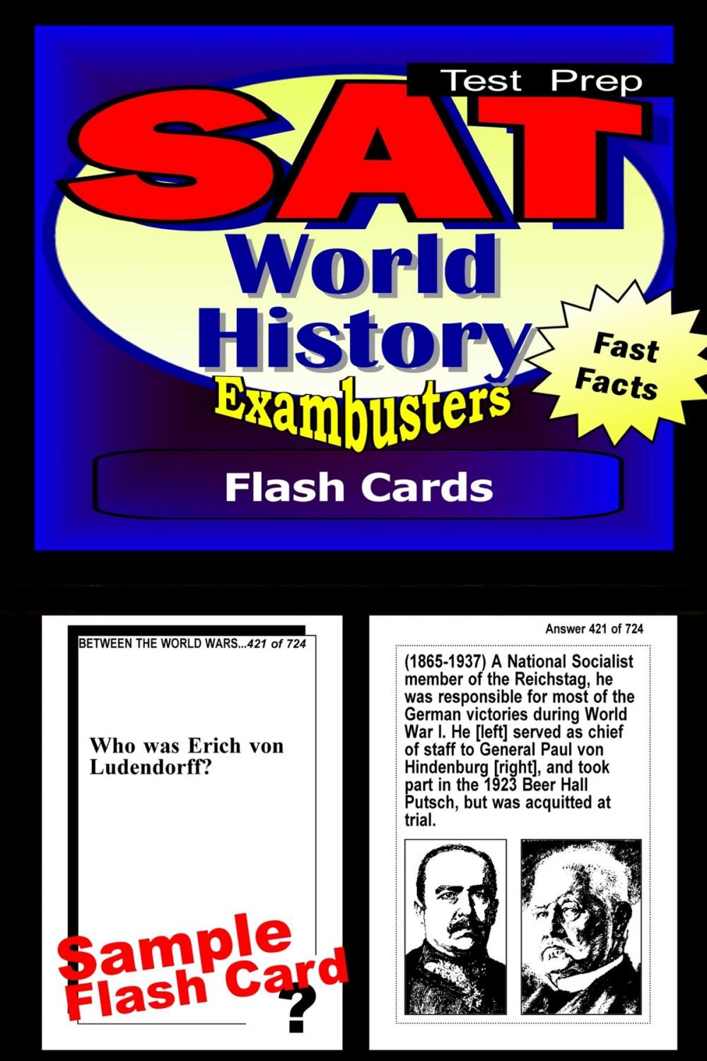 Big bigCover of SAT World History Test Prep Review--Exambusters Flash Cards