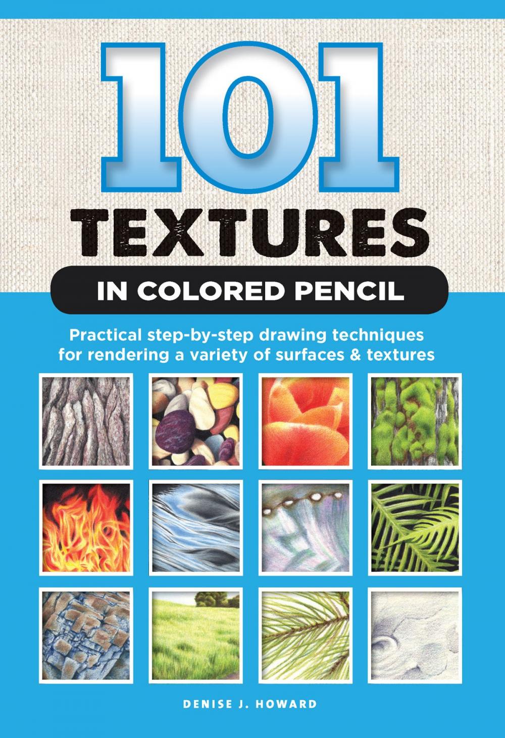 Big bigCover of 101 Textures in Colored Pencil