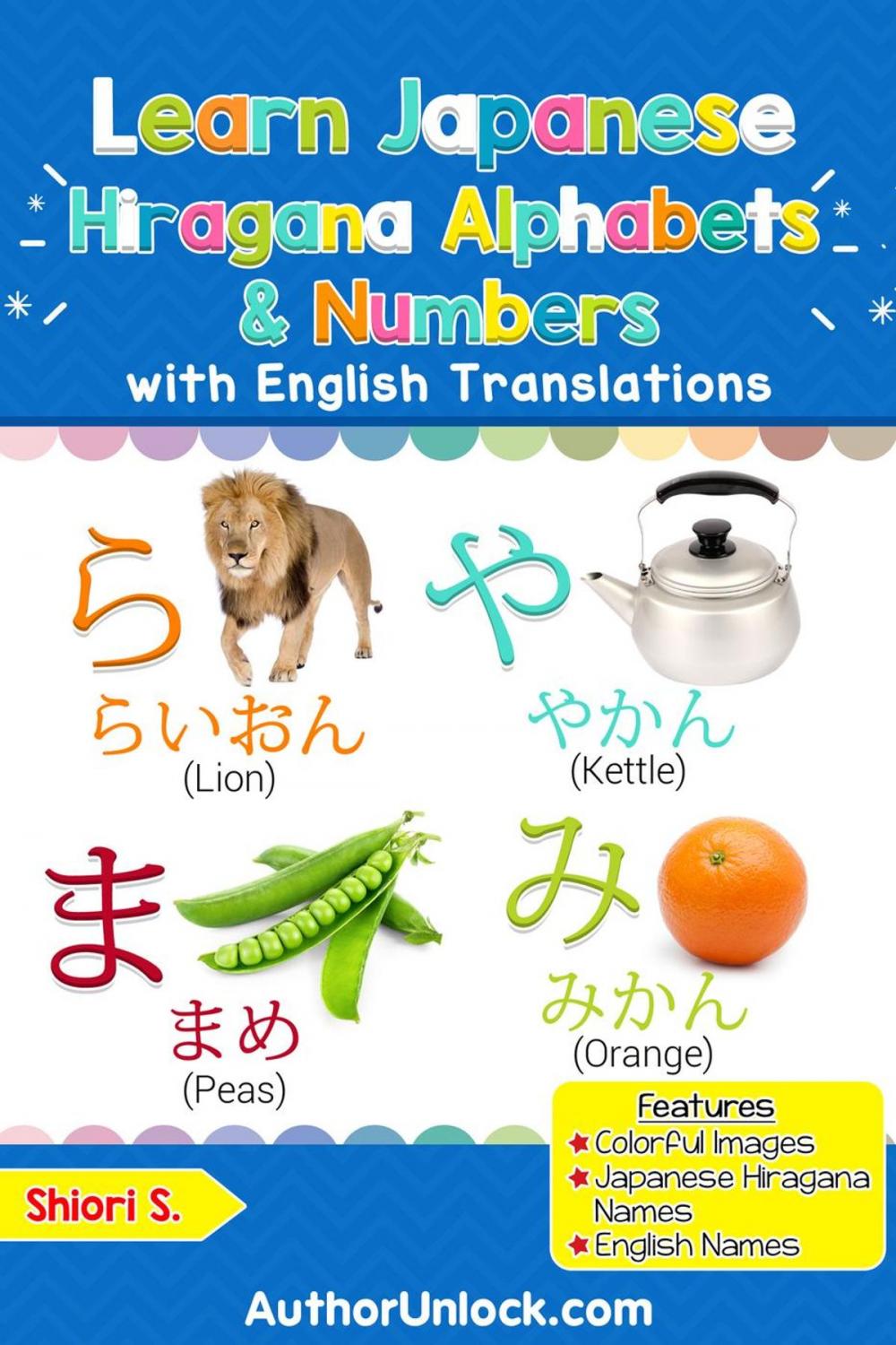 Big bigCover of Learn Japanese Hiragana Alphabets & Numbers