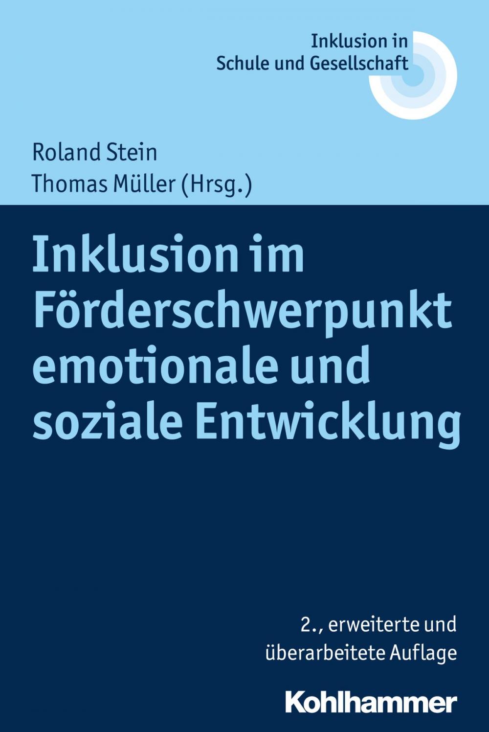 Big bigCover of Inklusion im Förderschwerpunkt emotionale und soziale Entwicklung