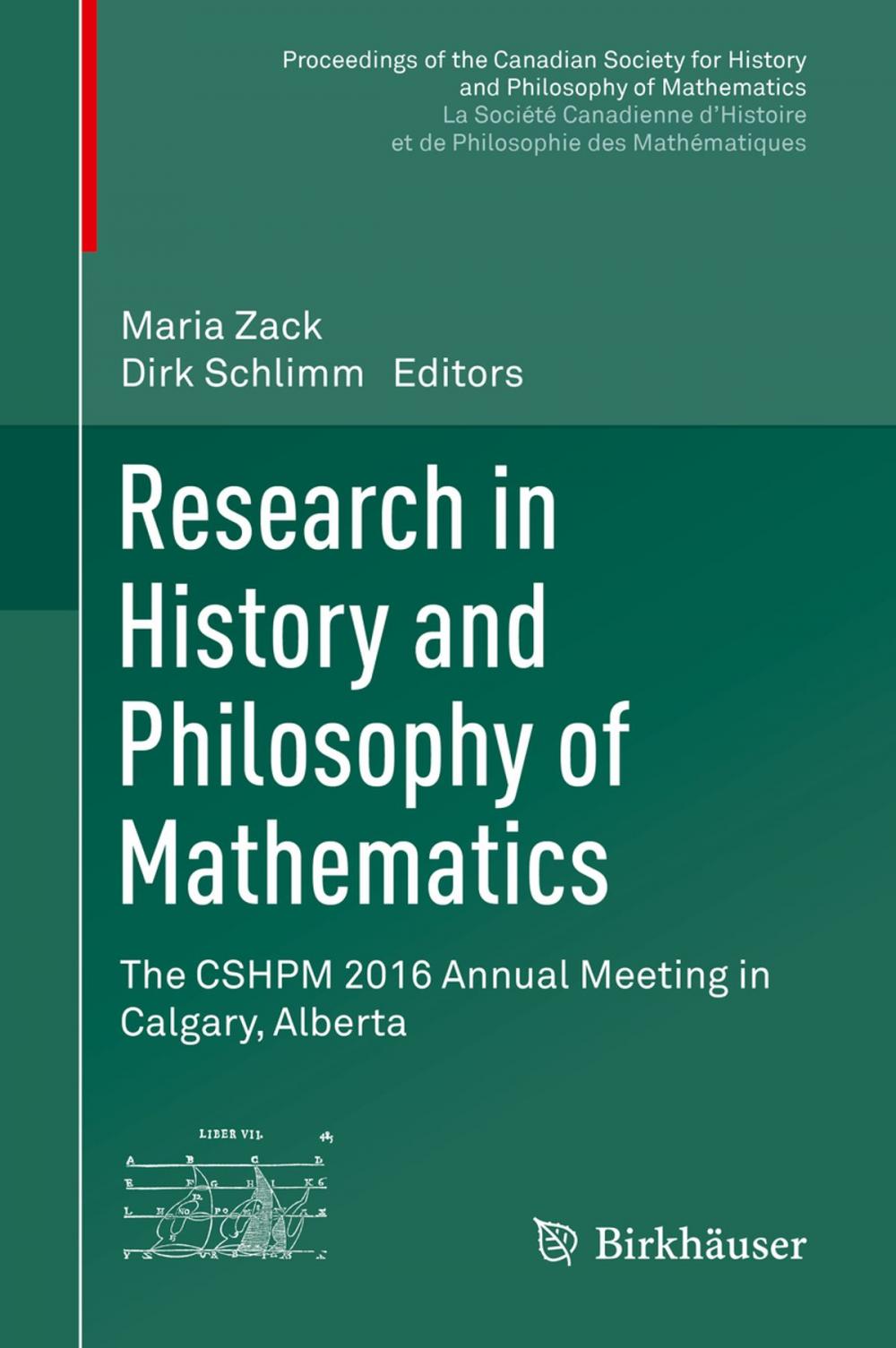 Big bigCover of Research in History and Philosophy of Mathematics