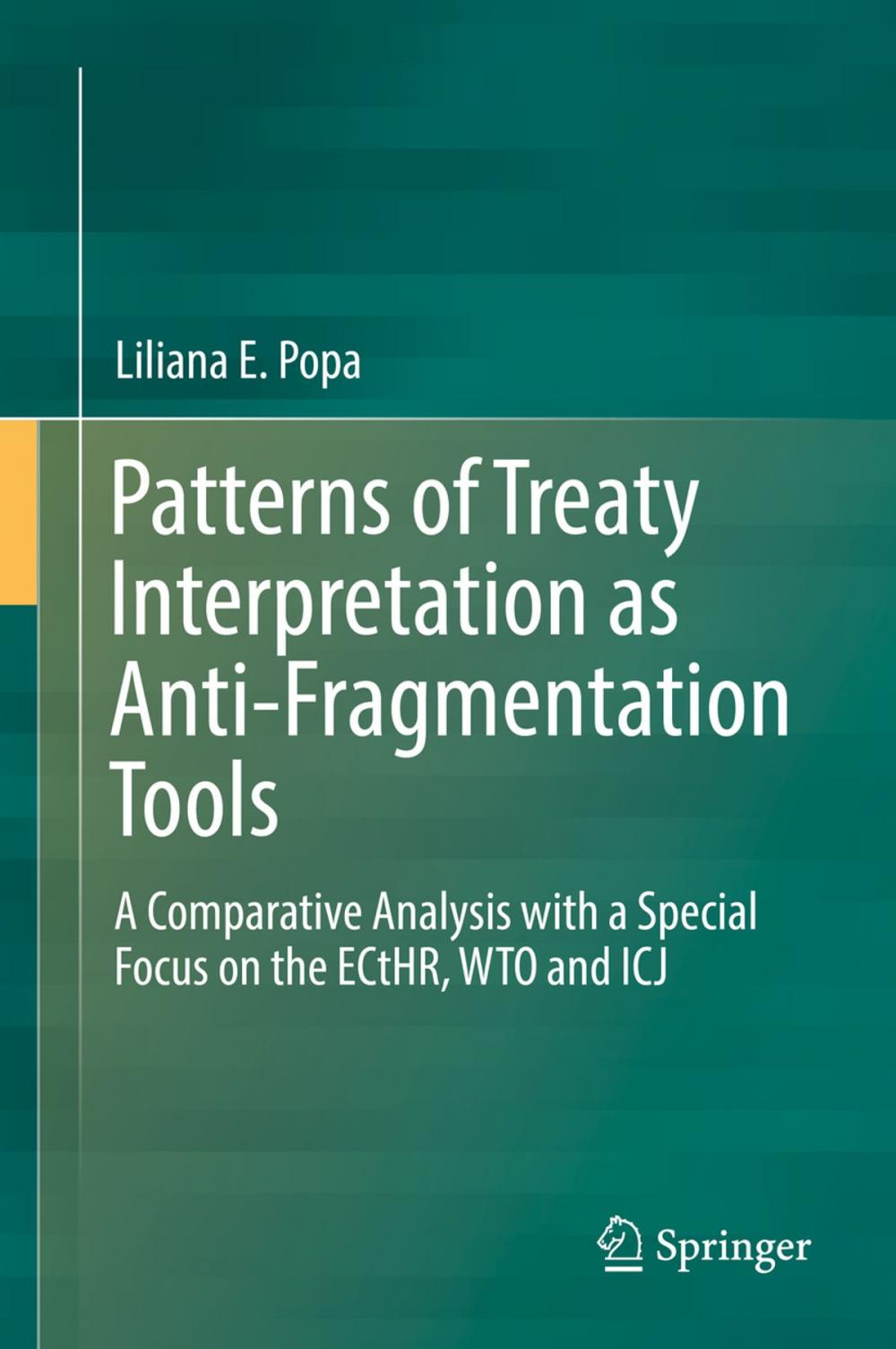 Big bigCover of Patterns of Treaty Interpretation as Anti-Fragmentation Tools
