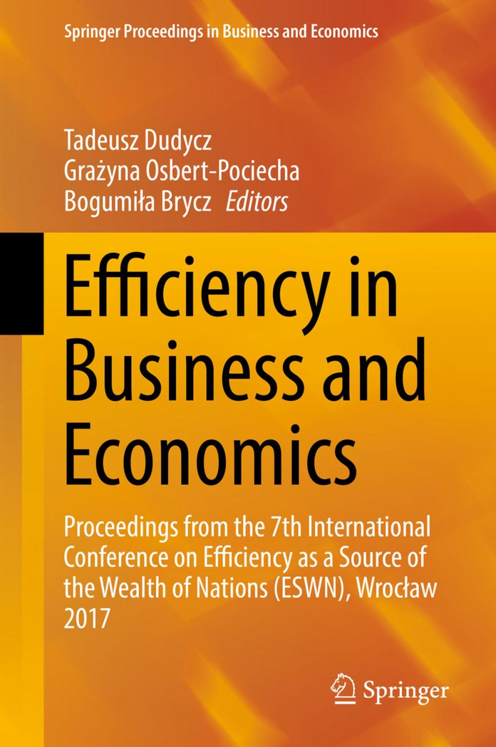 Big bigCover of Efficiency in Business and Economics