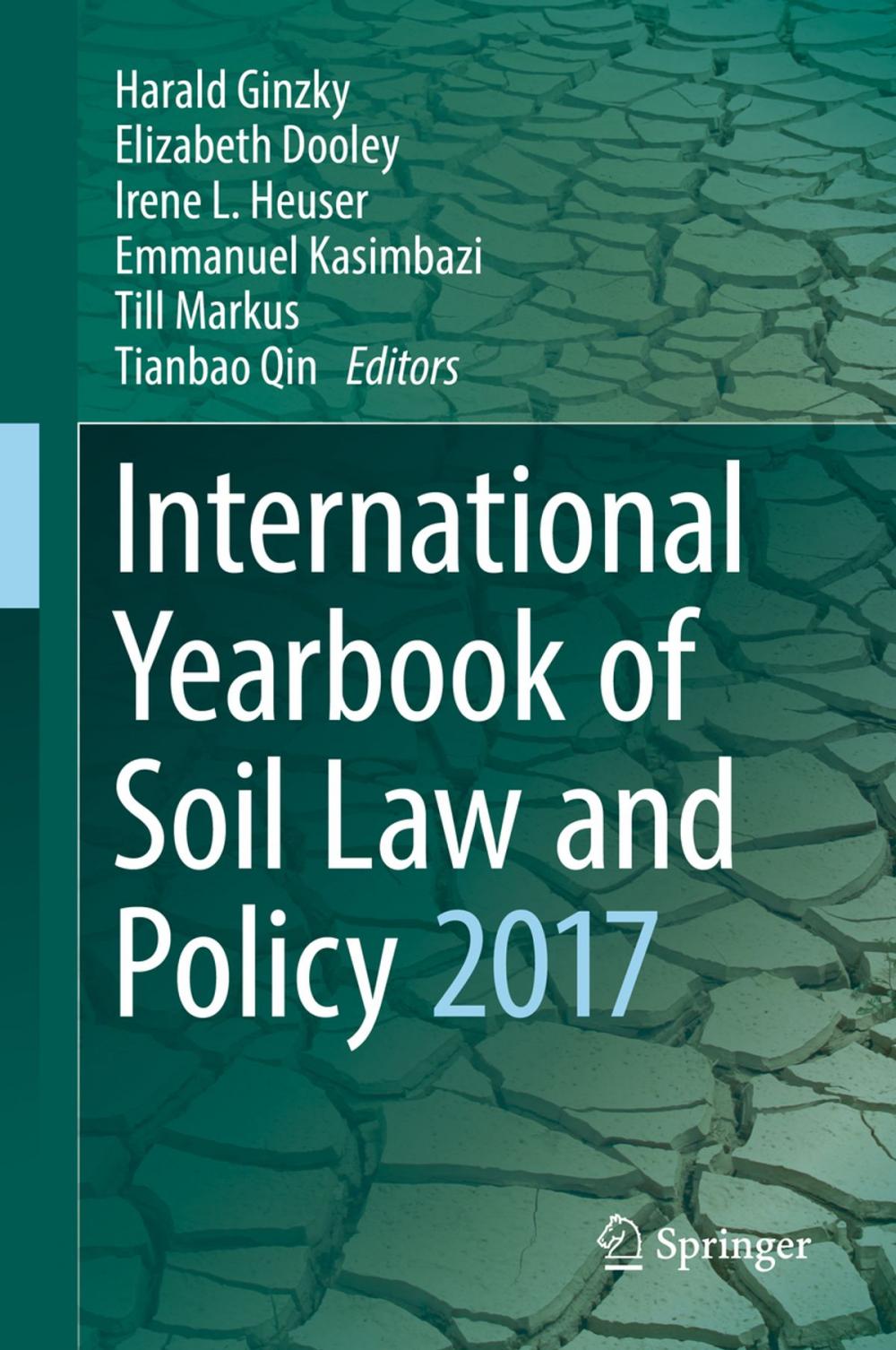 Big bigCover of International Yearbook of Soil Law and Policy 2017