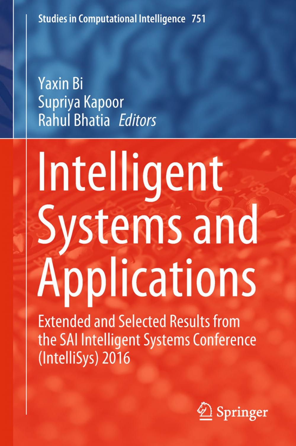 Big bigCover of Intelligent Systems and Applications