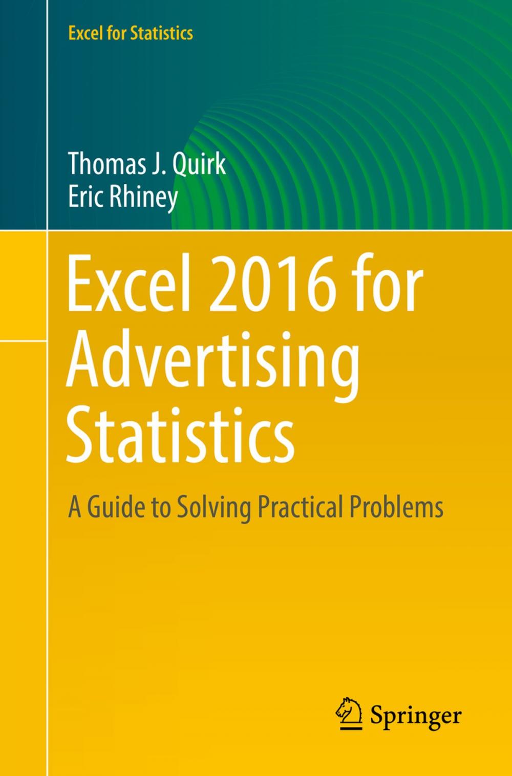 Big bigCover of Excel 2016 for Advertising Statistics