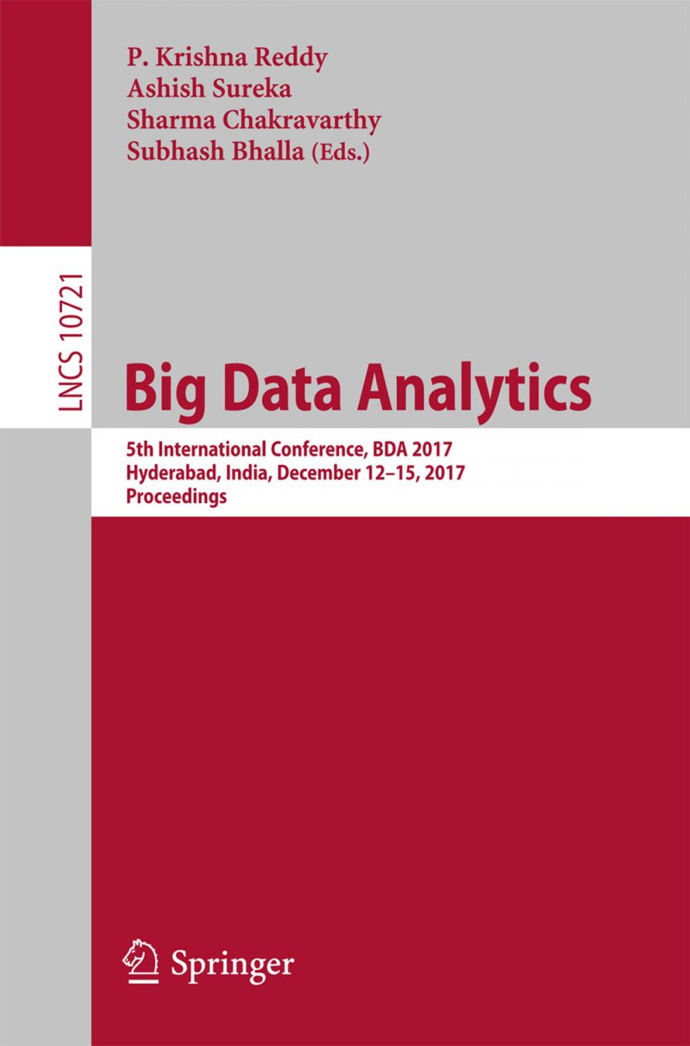 Big bigCover of Big Data Analytics