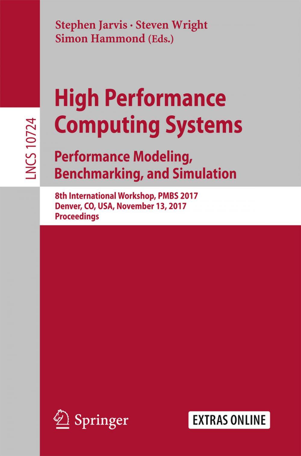 Big bigCover of High Performance Computing Systems. Performance Modeling, Benchmarking, and Simulation
