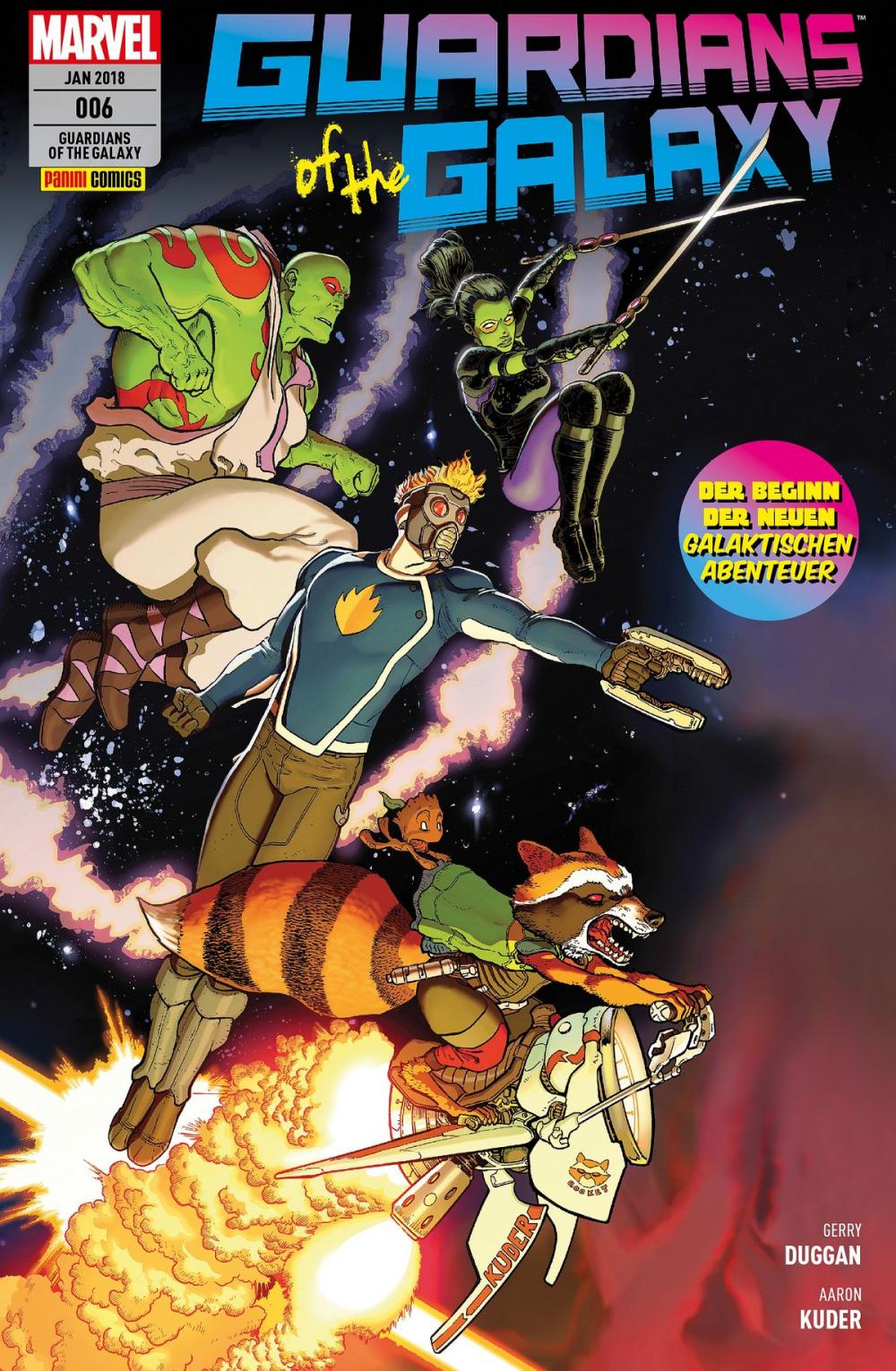 Big bigCover of Guardians of the Galaxy 6 - Zurück im All