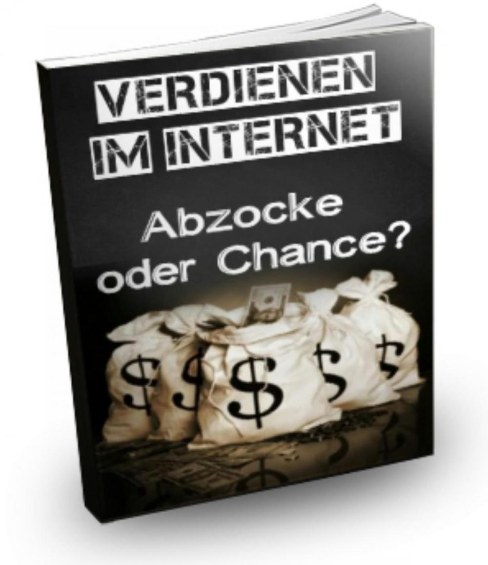 Big bigCover of Verdienen im Internet - Abzocke oder Chance?