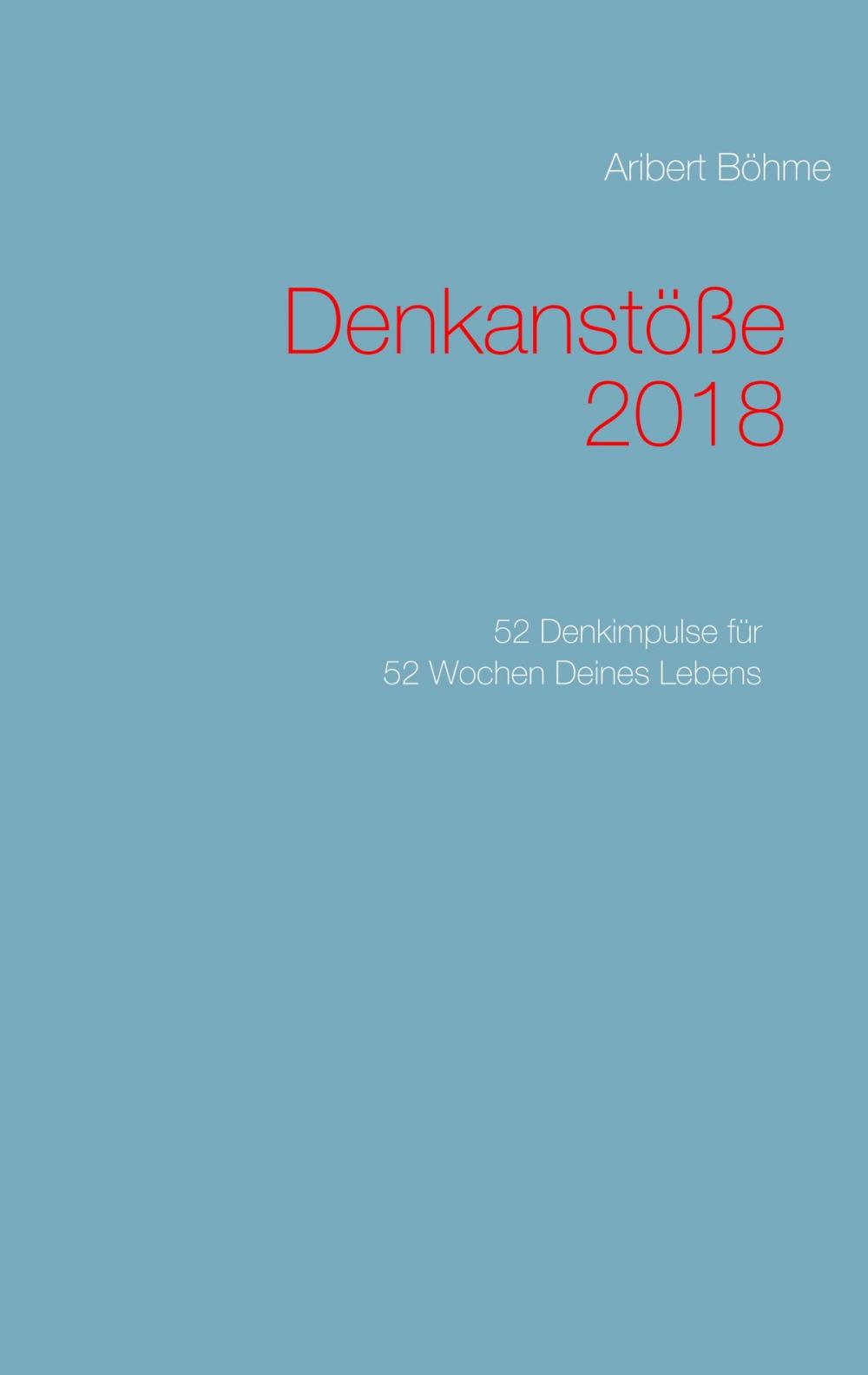 Big bigCover of Denkanstöße 2018