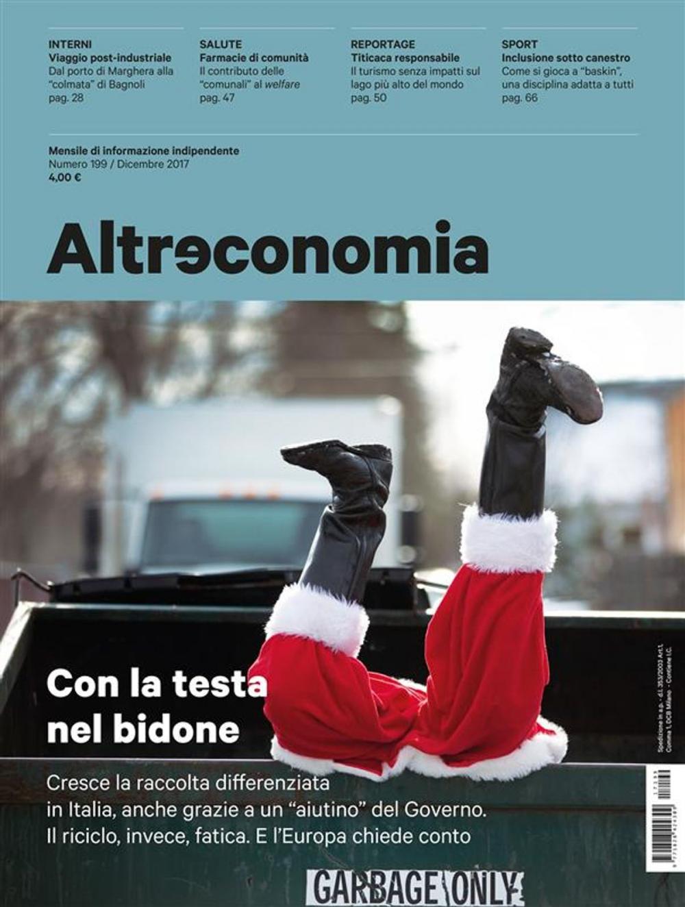 Big bigCover of Altreconomia 199 - Dicembre 2017