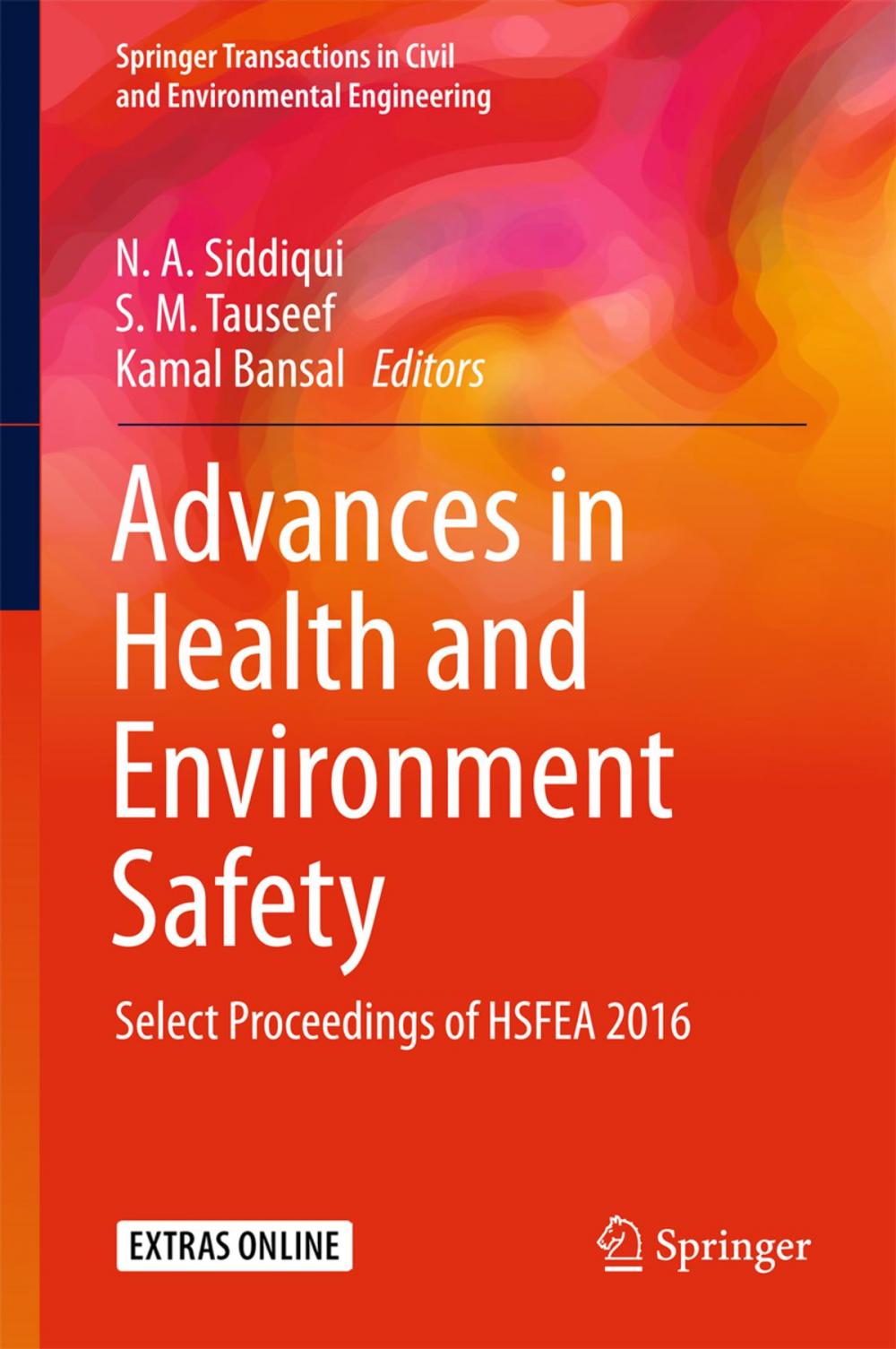 Big bigCover of Advances in Health and Environment Safety