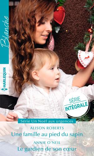 Cover of the book Une famille au pied du sapin - Le gardien de son coeur by Natalie Rivers, Diana Hamilton, Cara Colter