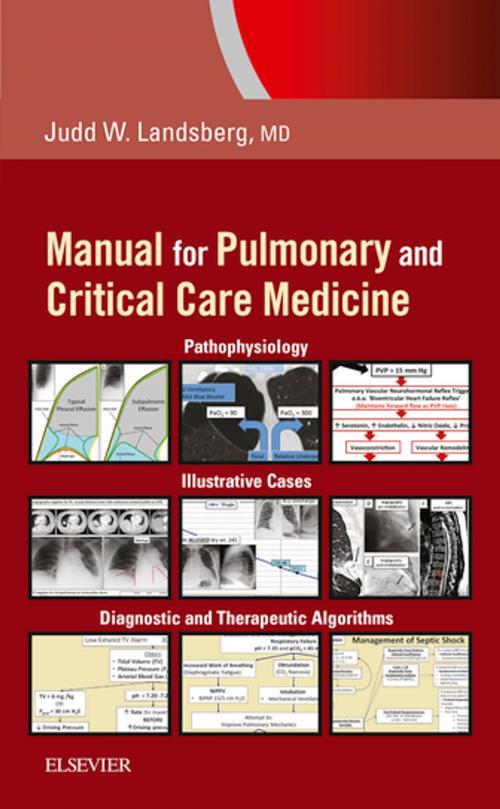 Cover of the book Manual for Pulmonary and Critical Care Medicine E-Book by Judd Landsberg, MD, Elsevier Health Sciences