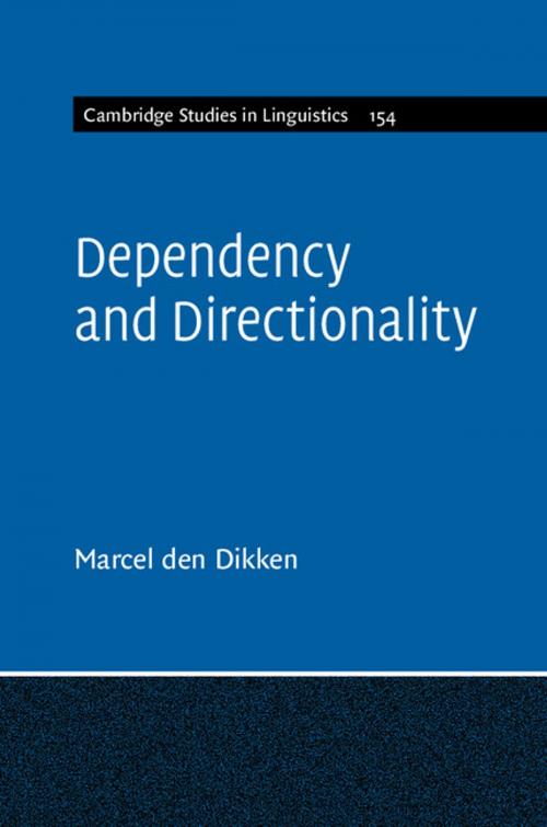 Cover of the book Dependency and Directionality by Marcel den Dikken, Cambridge University Press