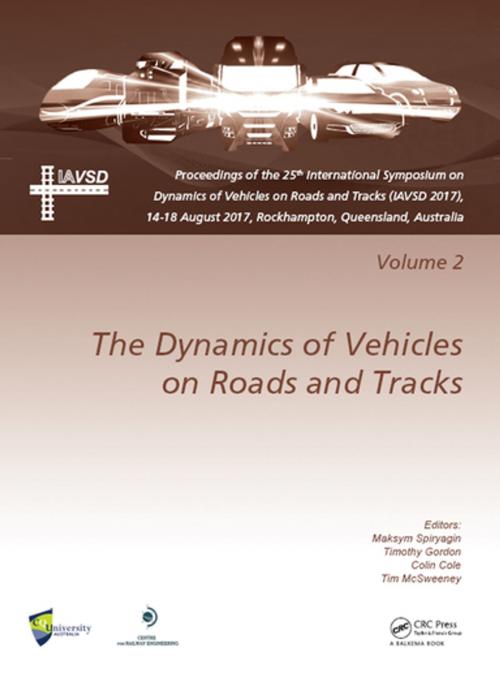 Cover of the book Dynamics of Vehicles on Roads and Tracks Vol 2 by , CRC Press