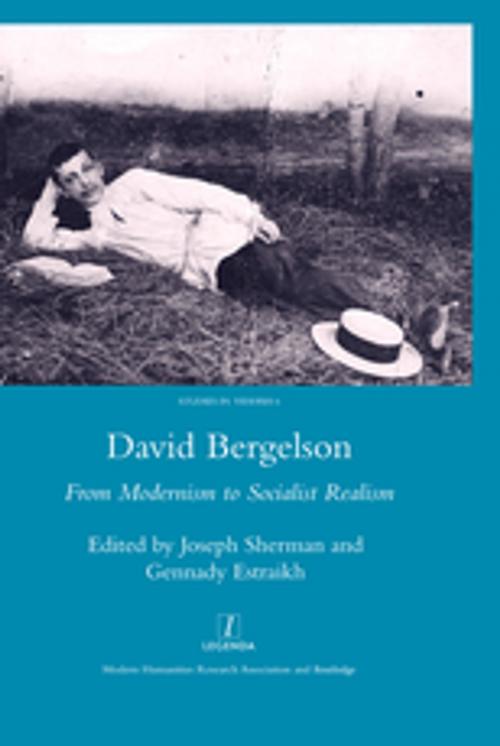 Cover of the book David Bergelson by Joseph Sherman, Taylor and Francis