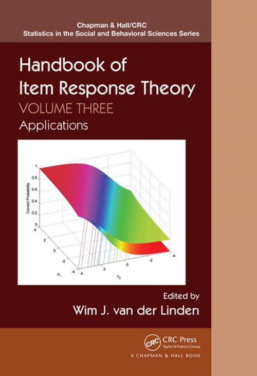 Cover of the book Handbook of Item Response Theory, Volume Three by , CRC Press