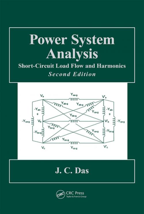 Cover of the book Power System Analysis by J.C. Das, CRC Press