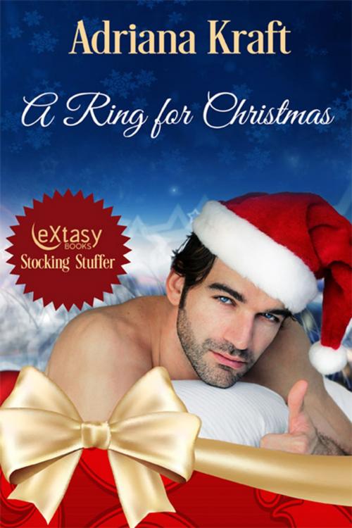 Cover of the book A Ring for Christmas by Adriana Kraft, eXtasy Books Inc