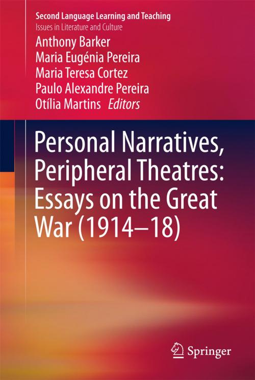 Cover of the book Personal Narratives, Peripheral Theatres: Essays on the Great War (1914–18) by , Springer International Publishing