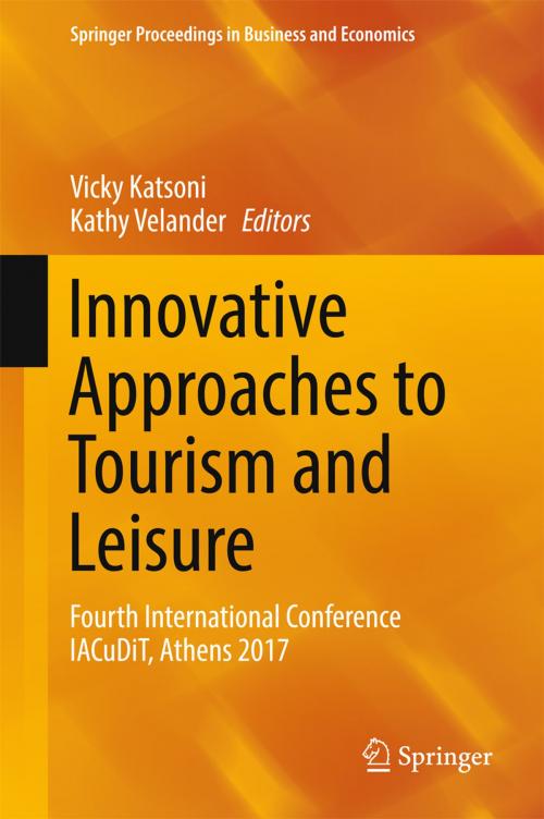 Cover of the book Innovative Approaches to Tourism and Leisure by , Springer International Publishing