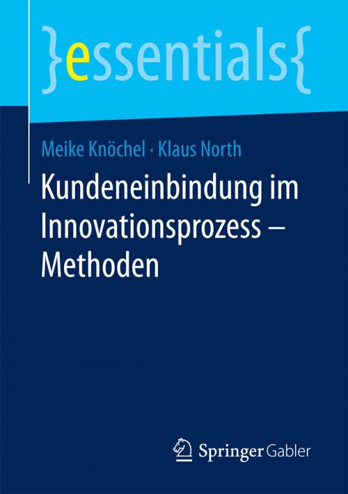 Cover of the book Kundeneinbindung im Innovationsprozess – Methoden by Meike Knöchel, Klaus North, Springer Fachmedien Wiesbaden