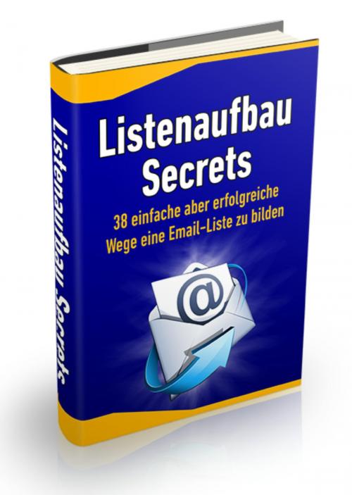 Cover of the book Listenaufbau Secrets by Norbert Neumann, neobooks