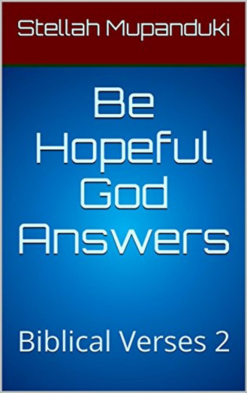 Big bigCover of Be Hopeful God Answers